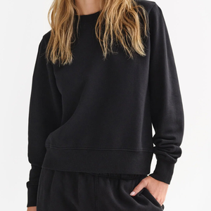 Sudadera de Cuello Redondo para Mujer, Invierno, Personalizada, 100% Algodón, Logotipo Frontal, Alta Calidad, Estilo Urbano - Product Image 3