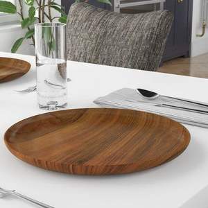 RUSTIC Wooden Salad Plate Serving Tray Pine <b>Box</b> Love Theme Oval Boat Candies <b>Cookies</b> Food Fruit Home Decoration <b>Gift</b> - Product Image 3