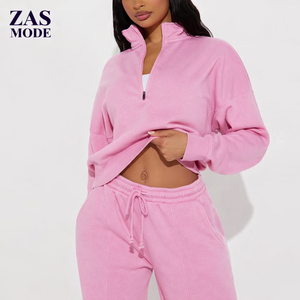 Nouveauté Survêtement Femme Survêtements 2 pièces Ensemble de survêtements de sport de haute qualité personnalisés 2 pièces Fabriqué au Bangladesh - Product Image 1