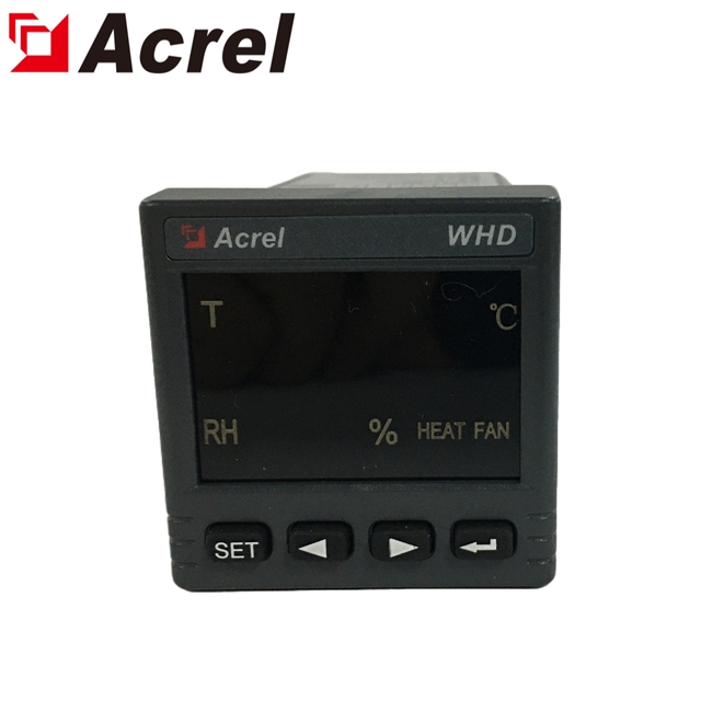 Acrel WHD72-22 Temperature and Humidity Controller 2 CHANNEL Panel Mounted Work with RS485 Communication and Sensors