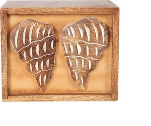 Urnes funéraires en bois gravées à la main et artisanales pour les cendres humaines, pour adultes, par Wooden Cremation Urns for Ashes - Product Image 1