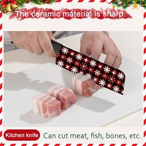 Couteau à viande en céramique de qualité supérieure, durable, en stock, vente en gros, avec manche en plastique, pour la randonnée en plein air - Product Image 5