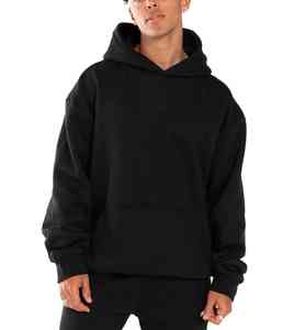 2024 High Quality Fashionable Stylish <b>Hoodie</b> for Men's Long Sleeve Black Embroidery Color <b>Plain</b> <b>Hoodie</b> Sweatshirts for Men's - Product Image 3