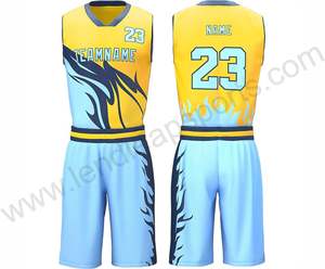 Conjunto de Uniforme de Baloncesto Personalizado para Hombre, Transpirable, de Secado Rápido, Ligero, Ecológico, Sin Mangas, 100% Poliéster - Product Image 4