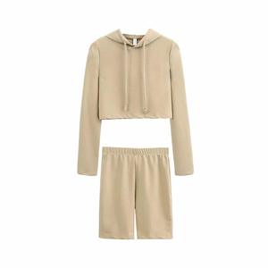 Ensemble de survêtement unisexe deux pièces à capuche et coupe courte, avec short brodé personnalisé, pour les États-Unis - Product Image 3