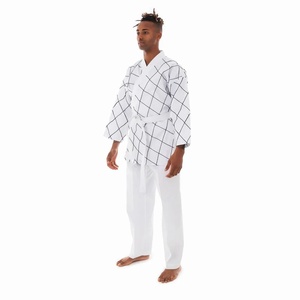 Uniforme profesional de artes marciales Karate BJJ GIS Brazilian Jiu Jitsu Gi trajes 100% algodón perla tejido peso ligero Kimono OEM - Product Image 2