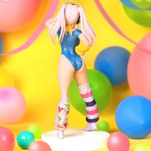 Figura Coleccionable de Anime <span class=keywords><strong>Super</strong></span> <span class=keywords><strong>Sonico</strong></span> de los 80, Traje de Baño Azul Retro, Licencia Oficial, PVC Auténtico, en Caja Original, Venta al Por Mayor - Product Image 3