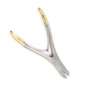 Pinzas para Cortar Huesos Ruskin Curvas, Doradas, de Acero Inoxidable de Alta Calidad, Instrumentos Quirúrgicos de Doble Acción para Cortar Huesos - Product Image 4
