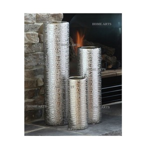 Highest Quality Flower <b>Vases</b> Gold Color Brass <b>Vase</b> <b>Set</b> <b>Of</b> <b>3</b> Round Shape Wedding Event Decor <b>Vase</b> For Hot Sale - Product Image 6