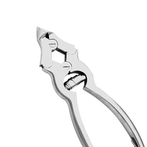 Nuevas alicates para uñas de doble acción con cabeza de 12 cm, corte preciso, para podología, cortaúñas para dedos de manos y pies, autoclavables, de acero inoxidable, OEM por KKZ - Product Image 2