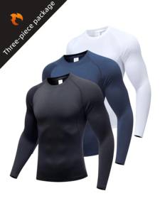 MMA Training Rash Guard Camiseta de agarre duradera con ajuste elástico Clasificado BJJ Rash Guard Top de manga larga Fightwear - Product Image 2