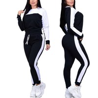 Nouveau style de survêtements pour femmes impression personnalisée manches longues Streetwear survêtement ajusté pour les filles avec une forte demande