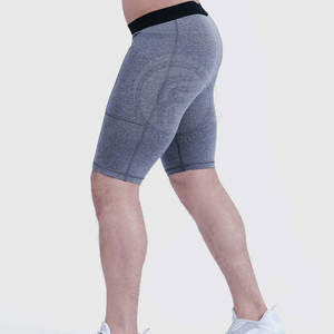 Men's Customized Size <b>Quick</b> <b>Dry</b> Compression <b>Shorts</b> Casual Solid Pattern with Elastic Mid Waist Closure Wholesale Cheap Price - Product Image 3