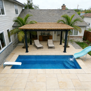 Piscine extérieure en fibre de verre durable, fabrication directe d'usine, spa de 20 pieds, 6 m, 8 m, 10 m, design luxueux - Product Image 4