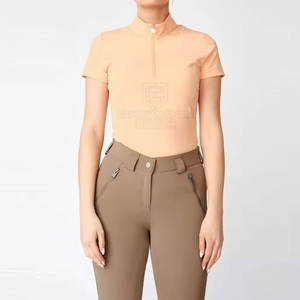 Nueva Llegada, Camisas de Equitación para Mujer Más Vendidas, Colores/Logotipos Personalizables, Transpirables, Ligeras y Ecológicas - Product Image 1