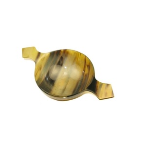 Cuenco de cuerno de búfalo pulido de diseño único, nuevo diseño hecho a mano, cuenco de cuerno para servir ensalada, fabricante de India - Product Image 3