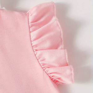 T-shirts pour filles entièrement personnalisés, vêtements décontractés à rayures tricotées, t-shirts d'été extensibles pour filles - Product Image 5