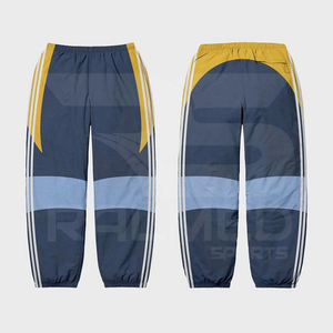 ชุดวอร์มกันลมแบบลำลองผ้าโพลีเอสเตอร์/ไนลอน สกรีนโลโก้ได้ ทรงโอเวอร์ไซส์ กันน้ำ ชุด 2 ชิ้น เสื้อแจ็คเก็ตมีซิปและกางเกงขายาว แบบยูนิเซ็กส์ - Product Image 6