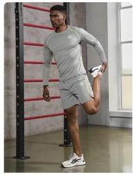 Estampado ajuste contraste talla grande más tamaño 2 piezas conjuntos pantalones cortos de secado rápido - Product Image 2