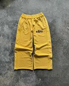 กางเกงวอร์มขาบานสำหรับผู้ชาย, กางเกงวอร์มผ้าฝ้าย100% เอวยางยืดกางเกงลำลองน้ำหนักเบาทรงหลวม - Product Image 5