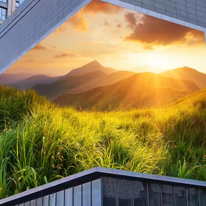 จอแสดงผล LED สีเต็มรูปแบบสำหรับภายนอกอาคาร ความละเอียดสูง P1.56 P1.95 กันน้ำ สำหรับโฆษณา จอขนาดใหญ่ รับประกัน 3 ปี - Product Image 1