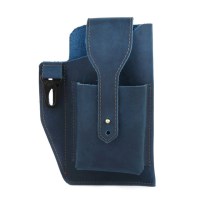Étui en cuir véritable à Grain riche fabriqué en usine OEM