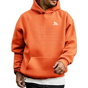 2025 léger coton fait hommes sweats à capuche fabricants d'usine coton Polyester hommes sweats à capuche à vendre - Product Image 1