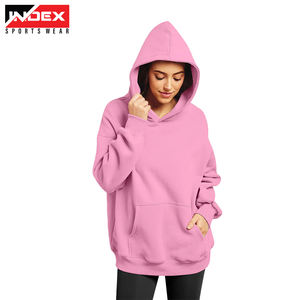 Veste pull à capuche 100% coton confortable et personnalisée pour femmes avec fermeture éclair à la mode pour la saison d'hiver avec logo personnalisé - Product Image 5