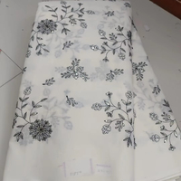 Tissu en coton Kora de qualité supérieure avec broderie lourde pour sari, lehenga, costume, kurti, robe – Qualité export en gros