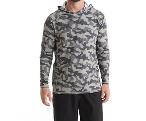 Nouvel arrivage de chemise de pêche à manches longues en polyester camouflage anti-UV 100% séchage rapide respirant UPF 50 + Performance Wear - Product Image 1