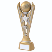Trophée de la Coupe du Monde de Cricket en Laiton – Médaille d'Honneur Personnalisée en Gros avec Design Moderne, Logo et Couleur sur Mesure