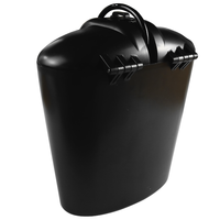 Caja Fuerte Portátil Personalizable con Cerradura de Llave, Uso Interior/Exterior, Viajes a la Playa, Marca ABA, ABS, Aleación de Zinc y Acero, Negro/Blanco, en Caja de Cartón
