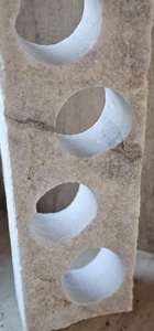 Soporte Portátil para Botellas de Vino de Mármol, Estilo Americano Soplado a Mano, Accesorios de Decoración de Lujo de Craft Exim - Product Image 2