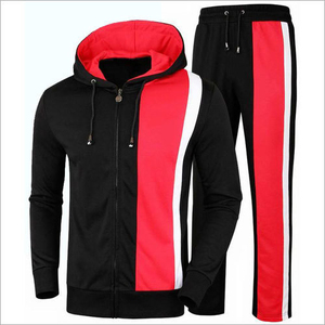 Ensemble de jogging d'entraînement confortable et écologique pour hommes, survêtement à capuche taille XL avec logo personnalisé pour l'hiver, 2 pièces, vêtements de sport - Product Image 2
