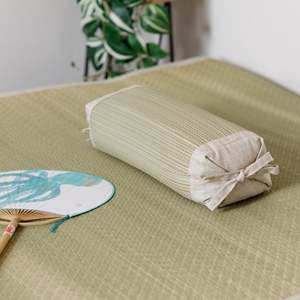 Almohada Cuadrada Japonesa Igusa Beige - Product Image 6