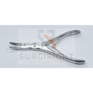 Beyer Manual de doble acción Dental Bone Rongeurs 4mm Bite/BiteLight Curve Instrumento quirúrgico Base por Surgiright Instruments - Product Image 1