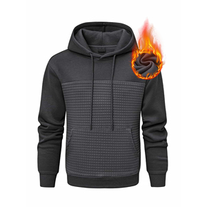 2025 broderie personnalisée impression Streetwear pull à capuche coton poids lourd blanc unisexe Vintage en détresse hommes sweats à capuche - Product Image 1