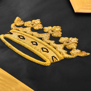 Masonic Regalia Past Master Delantal masónico bordado a mano de alta calidad Hope Faith Charity Masonic Custom Delantal - Product Image 5