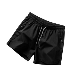 Shorts pour hommes printemps et été couleur unie Shorts Ice Sense poche zippée pantalon fendu Shorts grande taille - Product Image 5