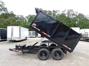 Remorque à benne basculante Prospector 5x10x4 10000 lb GVWR avec bâche - Product Image 3