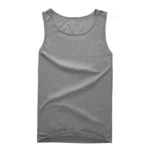 Débardeur de gymnastique unisexe pour hommes débardeur tricoté à séchage rapide respirant avec col ras du cou style hip hop décontracté pour musculation grande taille - Product Image 5