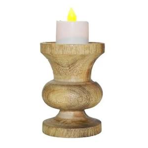 Vente en gros Bougeoir en bois fait à la main pour les dîners romantiques et la décoration d'événements disponibles en vrac - Product Image 2