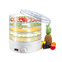Premium compacte voedseldroger voor fruit, groenten, jerky, zeevruchten en vlees. Keukenapparaat.