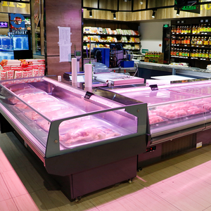 Display Freezer with Spray-Coated Trays, Air Curtain Cooling, LED Lights and Double Insulated Glass <b>Doors</b> - Product Image 6