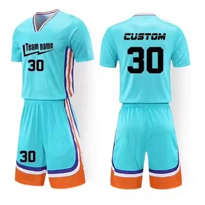 Vêtements de sport d'équipe personnalisés pour hommes, maillots d'entraînement de basket-ball en polyester respirant, grande taille, vente en gros - Product Image 1