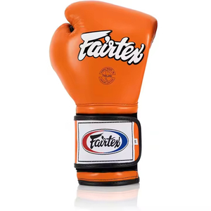 Gants de boxe professionnels en cuir véritable de haute qualité fabriqués en vrac quantité doigt complet prix le moins cher personnaliser Logo et taille - Product Image 6