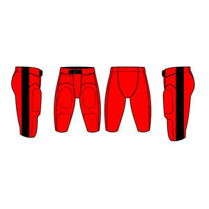 Personalizado sublimado transpirable uniforme de fútbol americano 100% poliéster de talla grande con mangas cortas - Product Image 3