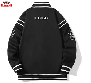 แจ็คเก็ตเบสบอลปักลาย Letterman แบบสั่งทำพิเศษ วัสดุคุณภาพดีที่สุด โดย ELEGANT SPORTS - Product Image 4
