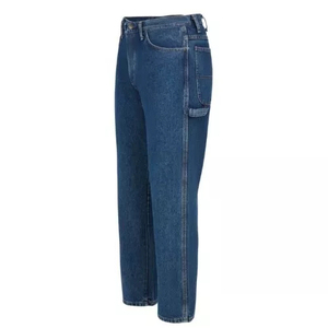 กางเกงยีนส์ผู้ชายสีฟ้ากันไฟ, กางเกงยีนส์ใส่ทำงานสำหรับช่างเชื่อมและความปลอดภัยในอุตสาหกรรมมาใหม่ - Product Image 2