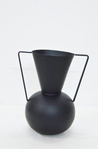 Vase à fleurs de couleur antique enduit de poudre de fantaisie de qualité supérieure avec poignées de créateur Vase de style luxueux pour la maison de luxe Style vintage - Product Image 6